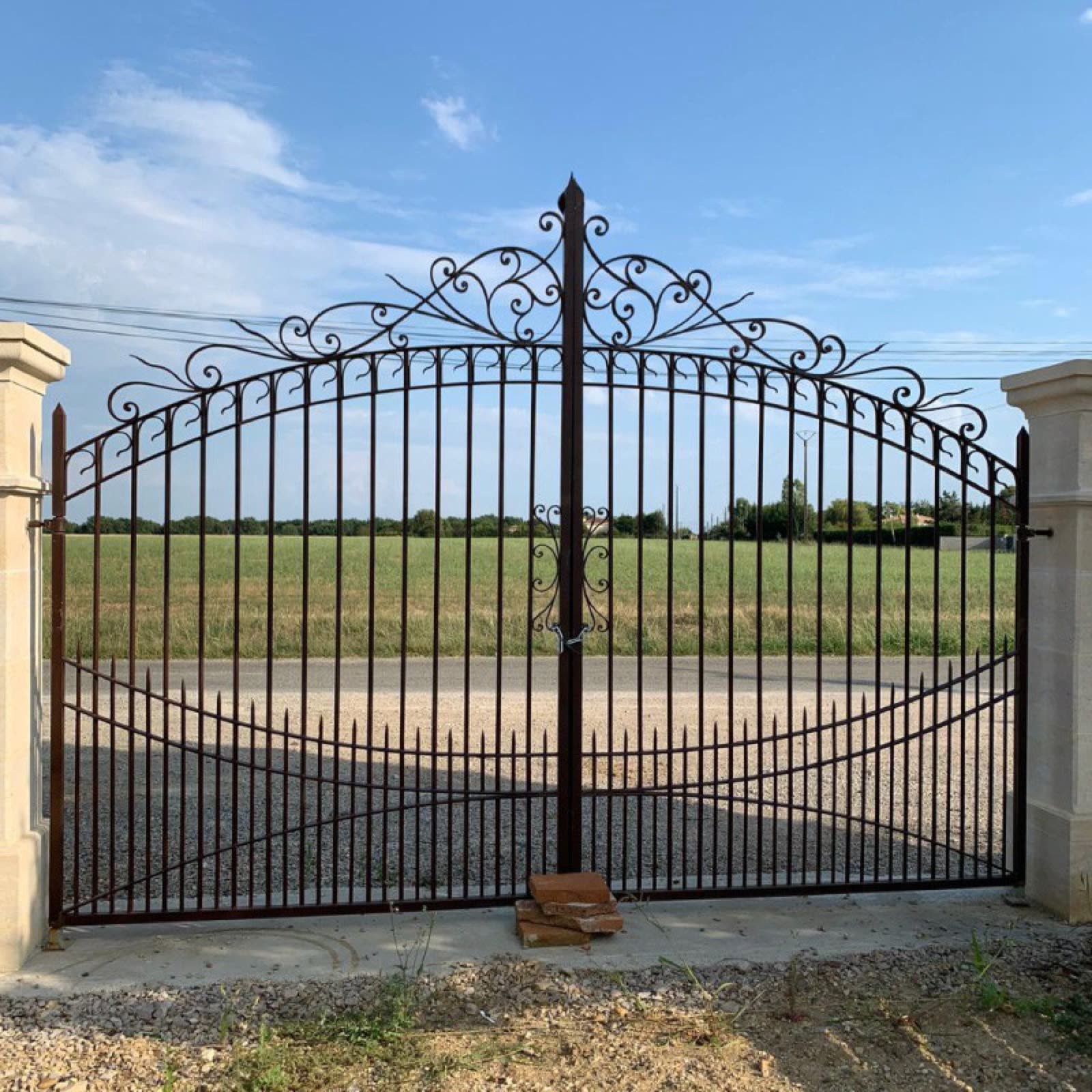 Portail forgé sur-mesure